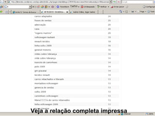 Veja a relação completa impressa 