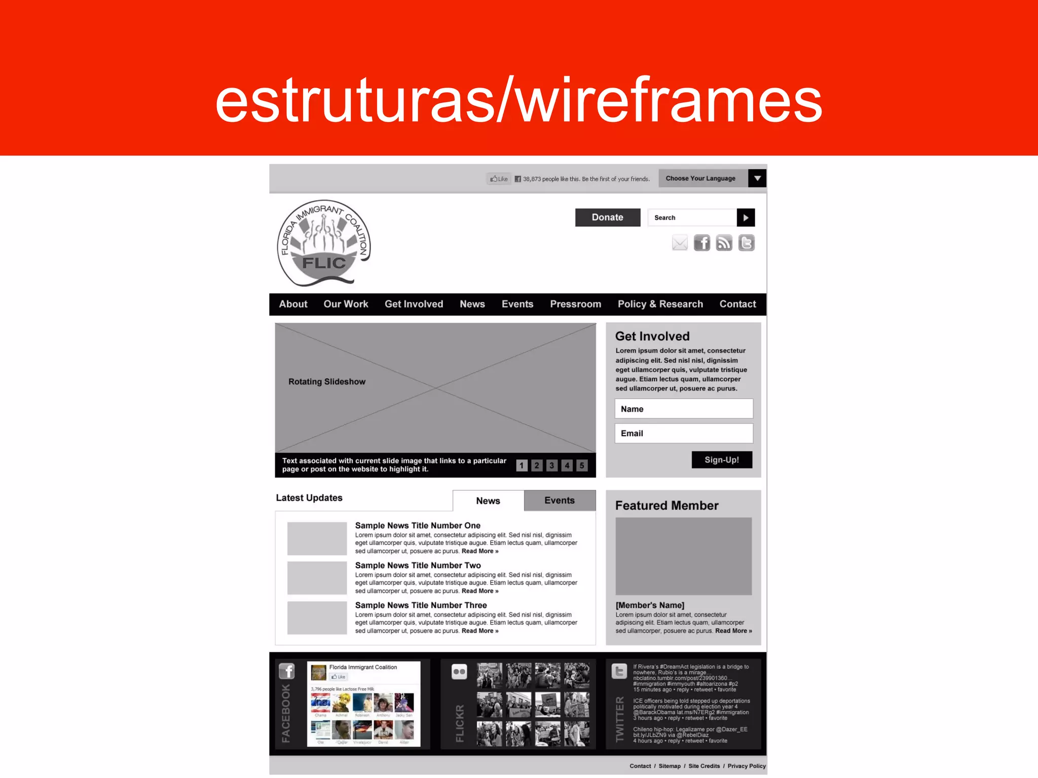 estruturas/wireframes
 