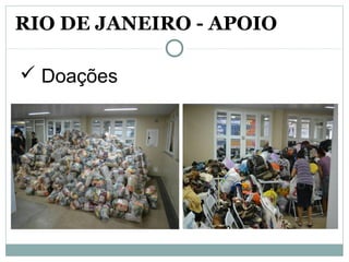  Doações
RIO DE JANEIRO - APOIO
 
