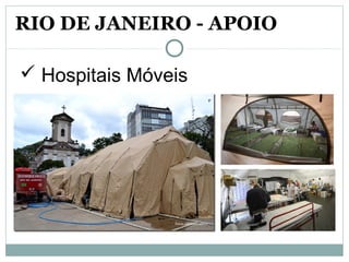  Hospitais Móveis
RIO DE JANEIRO - APOIO
 