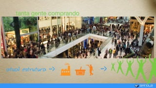 tanta gente comprando
 