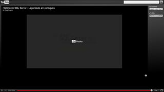 HISTÓRIA DO SQL SERVER




                         6
 