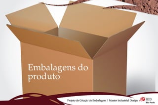 Embalagens do
produto

        Projeto de Criação de Embalagem | Master Industrial Design
 