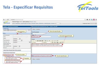 Tela - Especificar Requisitos
 