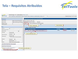 Tela – Requisitos Atribuídos
 