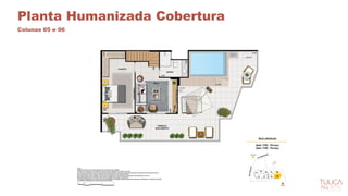 Planta Humanizada Cobertura
Colunas 05 e 06
 