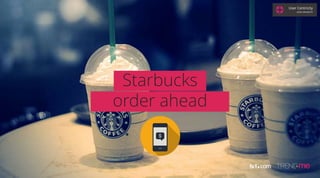Starbucks
order ahead
User Centricity
GRAZI GRANZOTO
 