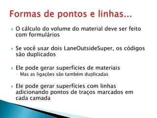 600 m divididos rodoviaDuas rampas com inclinações e valasDescrição do Projeto