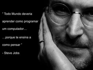CONFIDENCIAL E EXCLUSIVO
É proibido usar este material sem autorização expressa da Excel Experts – Ex2 www.exdois.com.br
Banco…
” Todo Mundo deveria
aprender como programar
um computador…
…porque te ensina a
como pensar ”
- Steve Jobs
 