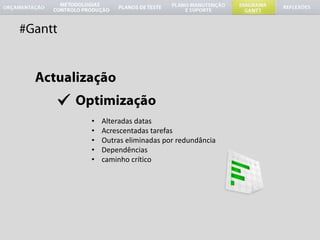 Acrescentadas tarefas