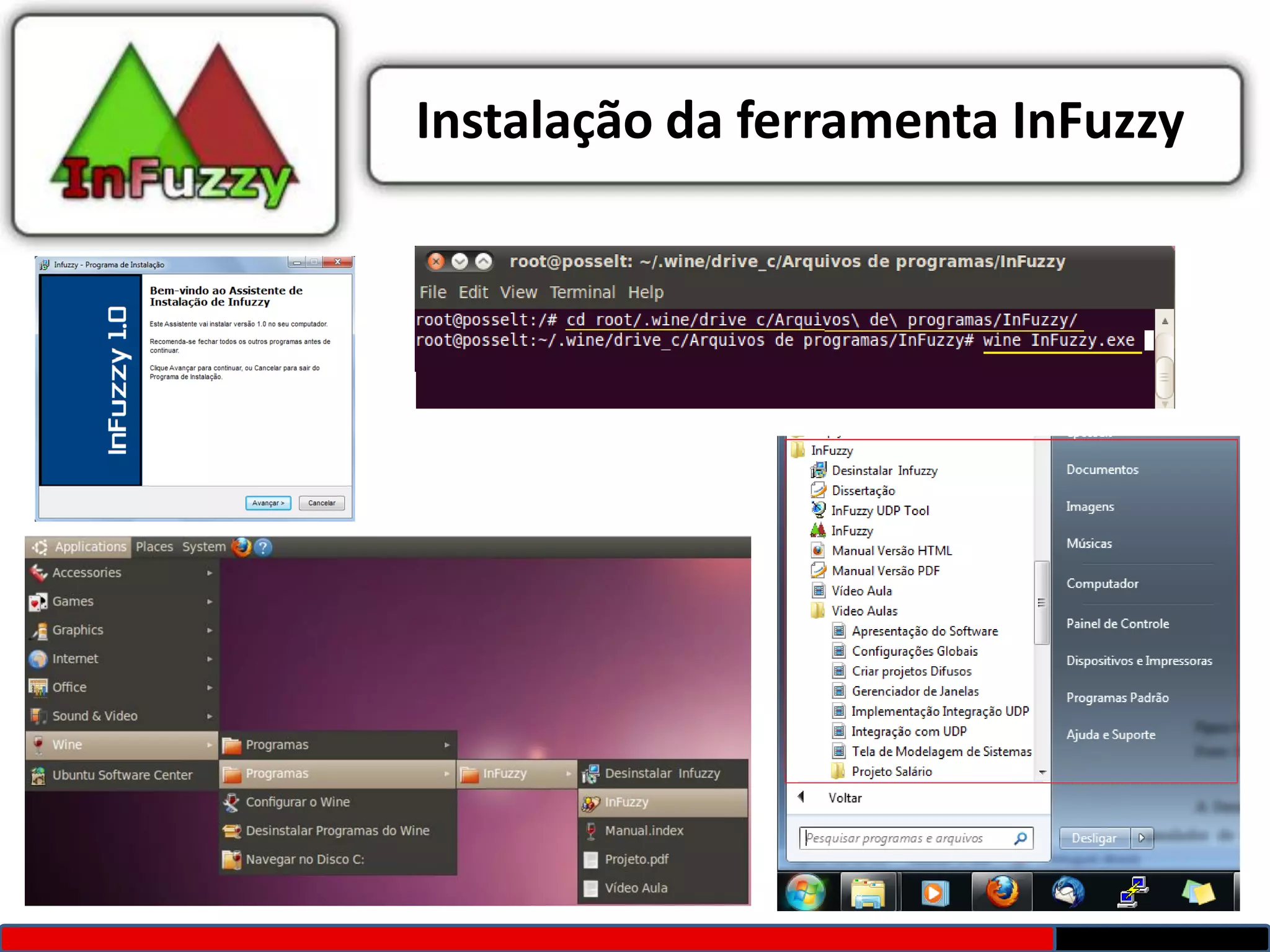 Instalação da ferramenta InFuzzy
 