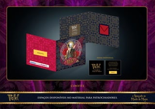 senha individual




                     CONVITE



espaços disponíveis no material para patrocinadores.
 