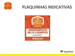 PLAQUINHAS INDICATIVAS 