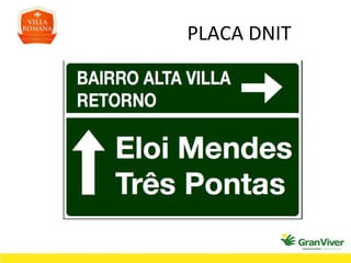 PLACA DNIT 