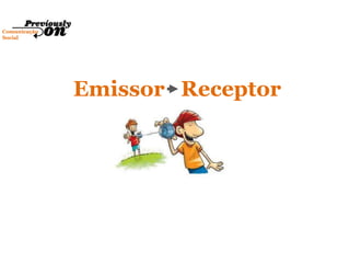 Comunicação
Social
Emissor Receptor
 