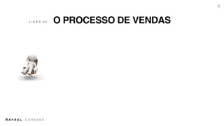 R A F A E L C A R D I A S
O PROCESSO DE VENDAS
9
L I Ç Ã O 0 2
 