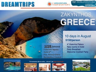 "O momento não se evita... cria-se", by Hugo Figueiredo
122€122€/pessoa
- 5 dias em Agosto- 5 dias em Agosto
- Hotel 4*- Hotel 4*
- Peq. Almoço Diário- Peq. Almoço Diário
- Recepção c/ Cocktail- Recepção c/ Cocktail
 