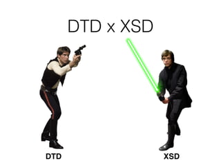 DTD x XSD
DTD XSD
 