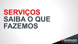 SERVIÇOS
SAIBA O QUE
FAZEMOS

Proposta
Instituto de Infectologia Emílio Ribas
Website Institucional
07/01/13

 