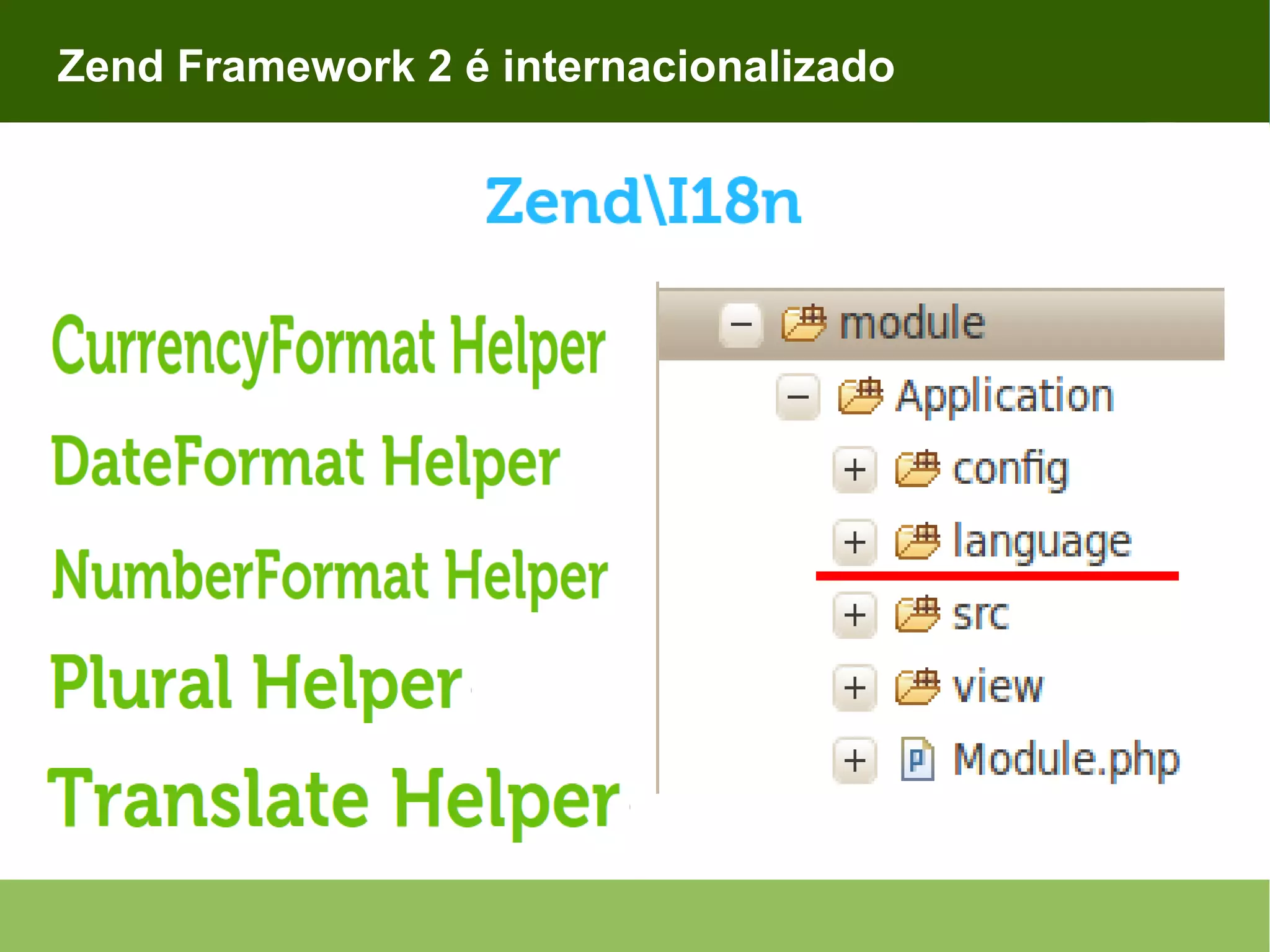 Zend Framework 2 é internacionalizado 