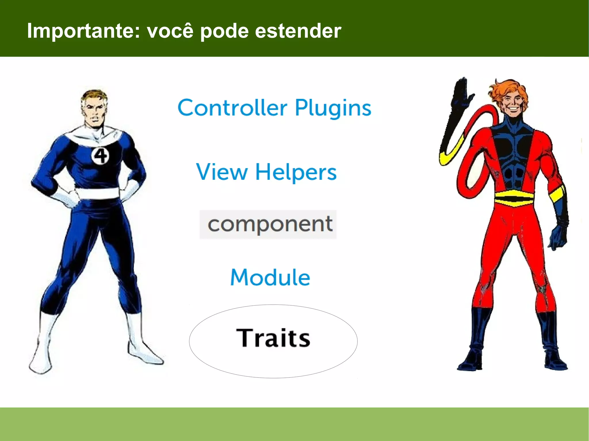 Importante: você pode estender 