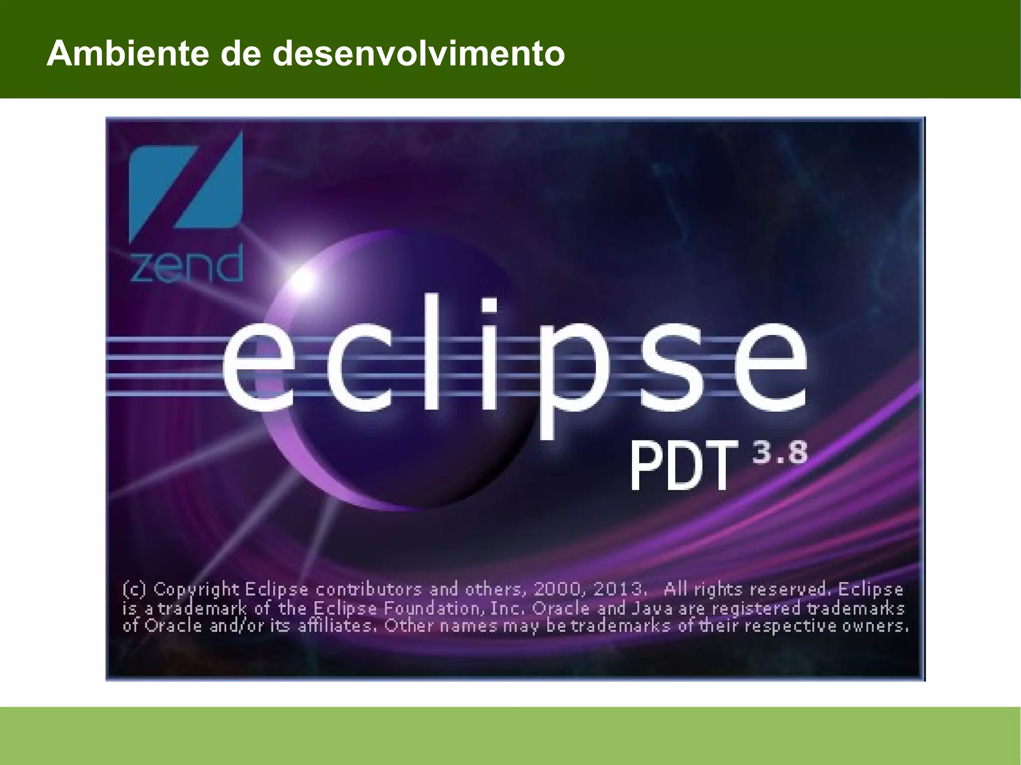 Ambiente de desenvolvimento 