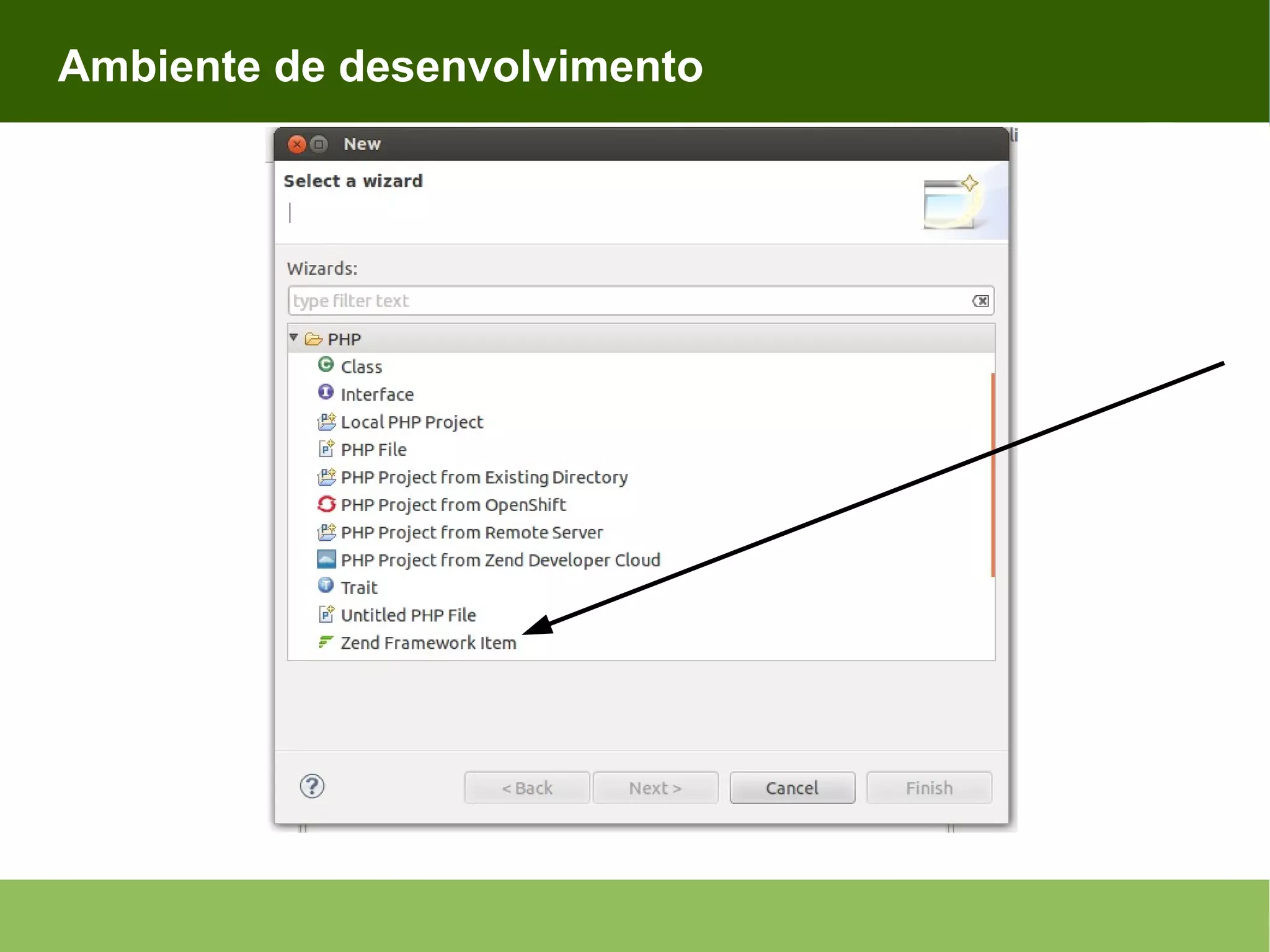Ambiente de desenvolvimento 
