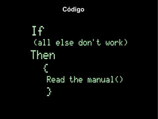 Código
Zend Framework

index.php
 