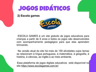 Jogos educativos do 1º ao 5º ano de Ciências - Escola Games