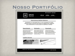 Nosso Portifólio 