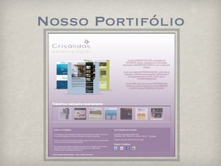 Nosso Portifólio 