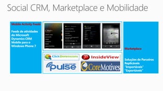 Mobile Activity Feeds




                        Marketplace
 