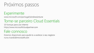 Experimente
Torne-se parceiro Cloud Essentials

Fale connosco
 