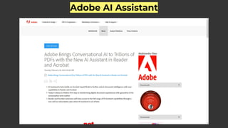 Adobe AI Assistant
 