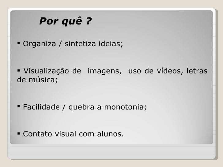 Apresentacoes pessoais em power point