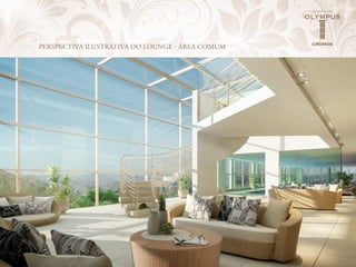 PERSPECTIVA ILUSTRATIVA DO LOUngE - áREA COmUm
 