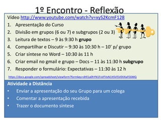 Síntese do Curso
