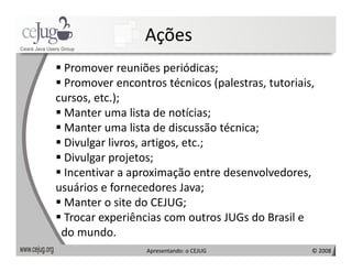 Apresentando o Cejug