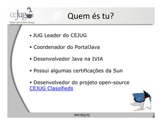 Apresentando o Cejug