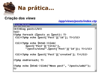 Apresentando o CakePHP