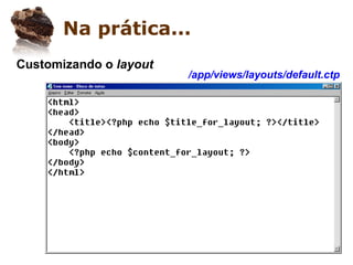 Apresentando o CakePHP