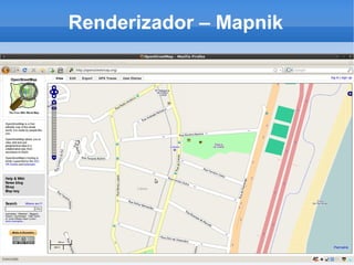 Renderizador – Mapnik
 