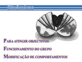 DinâmicasPara atingir objectivosFuncionamento do grupoModificação de comportamentos