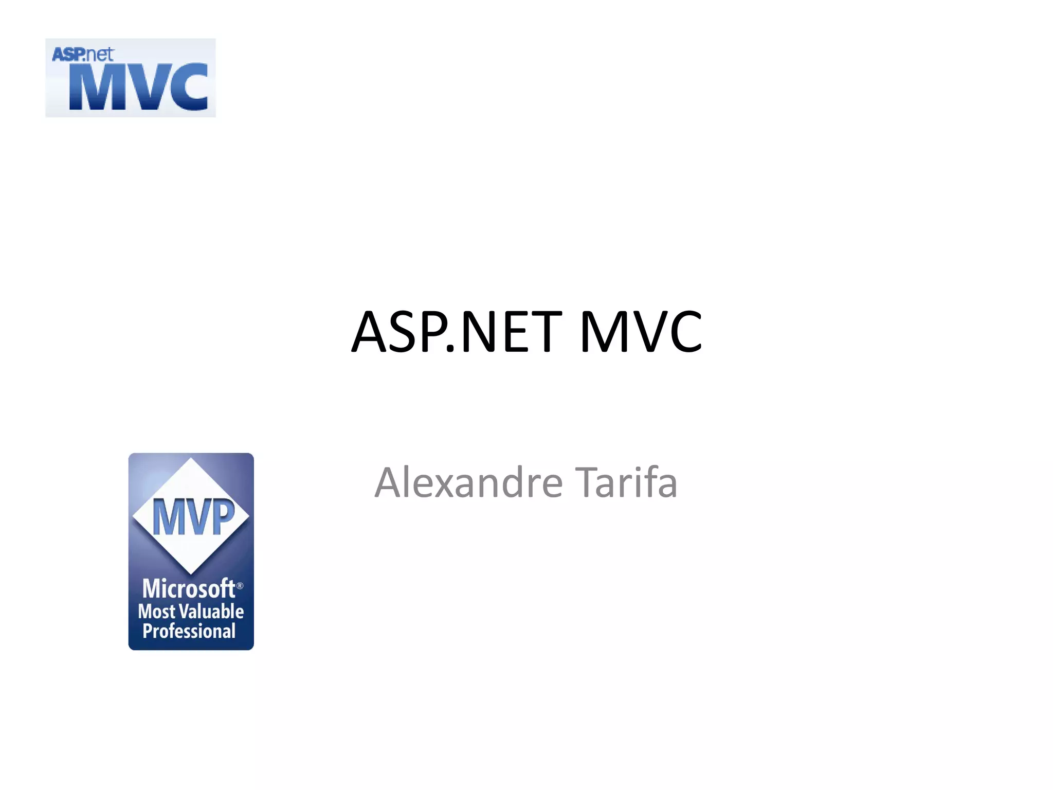 ASP.NET MVC Alexandre Tarifa 