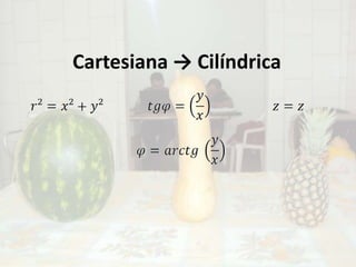 Cartesiana -> Cilíndrica