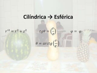 Cilíndrica -> Esférica