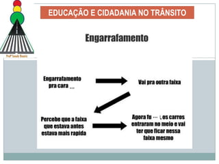 EDUCAÇÃO E CIDADANIA NO TRÂNSITOLei 9.503 (CTB)- Art, 2º. PARÁGRAFO ÚNICO: Para efeitos deste código, são consideradas vias terrestres as praias abertas à circulação pública e as vias internas pertencentes aos condomínios constituídos por unidades autônomas. 