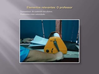 Elementosrelevantes: A escolaLugar ideal para a educação;Normasdisciplinaresrígidas;Preparaosindivíduospara a sociedade;Organizada com funçõesclaramentedefinidas;Fonte : http://www.flickr.com/photos/edirlainebarros/5736252631/in/photostream/