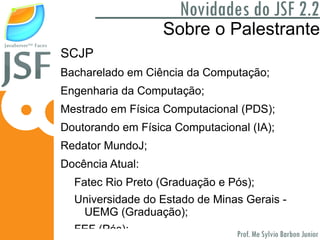 Sobre o Palestrante SCJP 