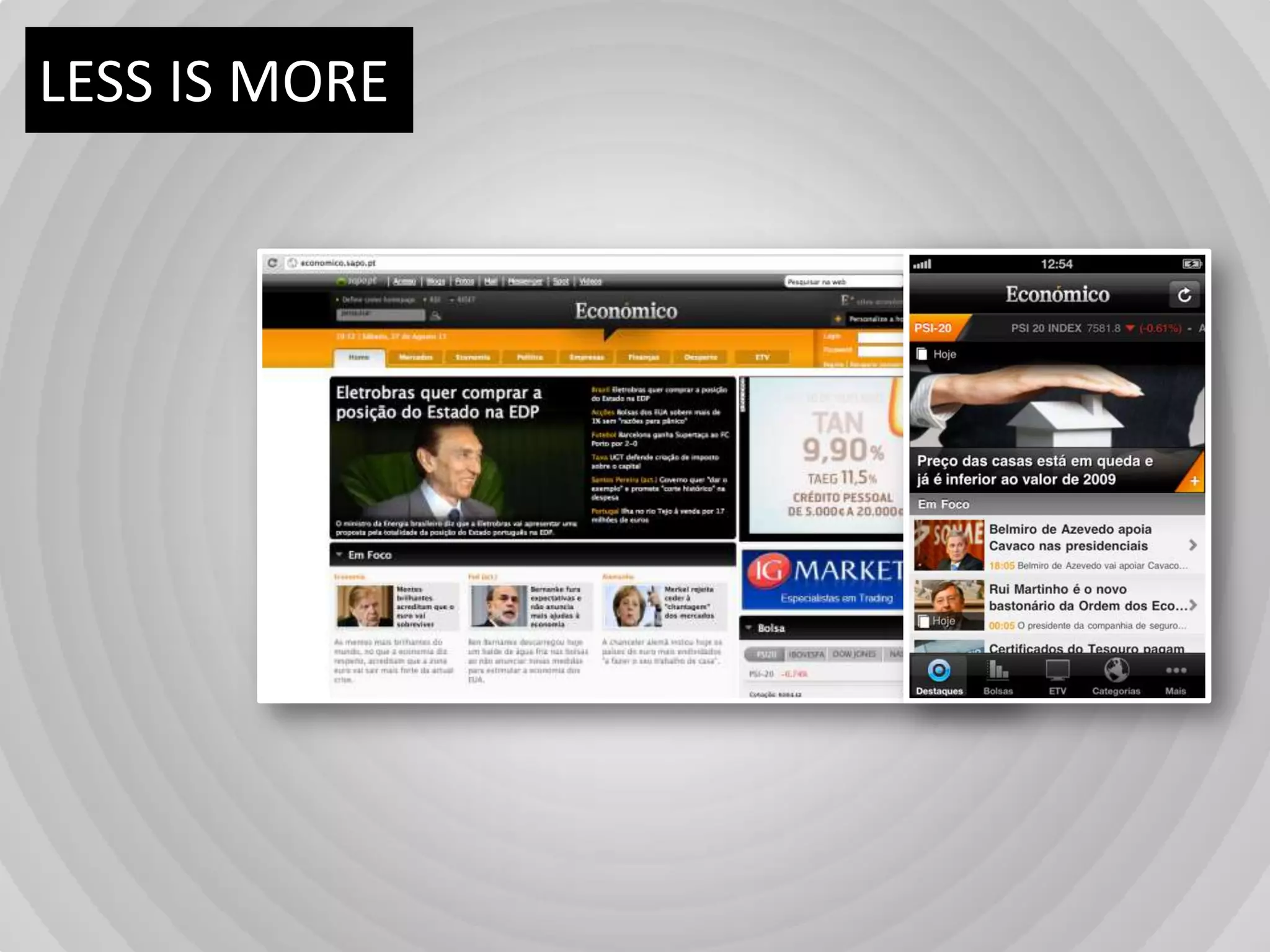 Aplicações!APLICAÇÕES VS SITESSoluçãoquevariabastanteconformecadasituação!